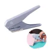 Punch Mushroom Discbound Hole Punch Puncher Handheld Diy Paper Cutter WZ Ruler voor schijfringplanner Type Office School Stationery