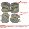 Taktisk knäskydd armbåge knäskydd Militär knäskydd Male Airsoft Outdoor Sport Working Hunt Skating Safety Gear Kneecap