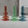 Vasen Esstisch Blume Vase Kristallfarbe Kerzenhalter Glas