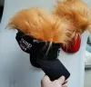 HAT 2024 التطريز مع Hair Baseball Cap Cap Trump Rally Parade Cotton Hats New CPA5718 0410