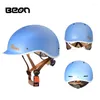 Motorcycle Helmets BEON B115 Bicycle Helmet Women Summer Skateboarding Half Men Electric Car Safety Four Seasons Cute Ladle