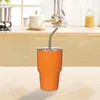 Tazze sublimazione sbirciatore bottiglie d'acqua in bianco toccante a doppia parete in acciaio inossidabile da viaggio isolato a vuoto a tazza flessibile in metallo 240410