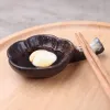 Kreative kleine Keramikgerichte Restaurant Haus Essig gefärbte glasierte japanische Sushi -Gerichte Sojasauce Pfeffergerichte