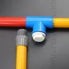 2 st 1/2 "3/4" 1 '' till 2 "Vit PVC Manlig tråd Pip -plugg PVC End Cap -anslutningar PVC Pipe Montering Fish Tank Aquarium Pipe Adapter