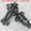 Lock Center Lock Center de bicicleta de estrada/6 Bolts Disc Brake Factory Oferece luz 6Paws Hub reto Pull 24holes Bicycle Hub para Shimano XDR