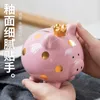 Kawaii Schwein Keramik Schweinelbank für Kinder Erwachsene sparen Geld Bank Bargeld Coin Box anziehen