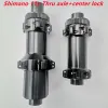 Lock Center Lock Center de bicicleta de estrada/6 Bolts Disc Brake Factory Oferece luz 6Paws Hub reto Pull 24holes Bicycle Hub para Shimano XDR