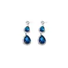 Sier Igle Blue Diamonds Droplet Tassel Light Fashion High Grades