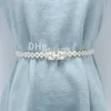 Damen neuer heißer Verkaufsgürtel All Fashion Pearl Diamond Blume Taillenkettenkleid Dekorative Gürtel