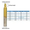 Cutter di fresatura XCAN 1pc per taglio verticale strumenti di fabbro della macchina da taglio 6 mm Cash tasti tasti 1.0/1.5/2.0/2.5/3.0/4,0/5.0mm