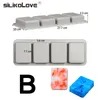 Silikolove DIY SILICONE SOAP Moule pour le savon fait à la main Formes Formes 3D Moule de savons carrés Rounds Ovales Moules Fun Cadeaux