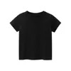 T-shirts 2022 Été Baby Boys T-shirts Vêtements 100% coton Solide à manches courtes 9 couleurs Kids Under-Dirt Bottomment Vêtements 240410