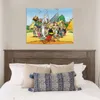 Tapestries Custom Hippie Fashion Anime Asterix And Obelix Tapestry Wall Hanging Home Decor Cartoon Getafix Bedroom