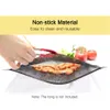 2022 New 2pcs BBQ Mesh Grill Bags Indoor Outdoor Nonstick Barbecue Grilling Pouches with 2 Silicone Basting Brushes