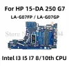 Moderkort EPW50 LAG07FP LAG07GP för HP 15DA 250 G7 Laptop Motherboard w/ Intel I3 i5 i7 CPU L68946601 L35245601 L92841601 Mainboardboard