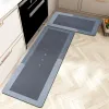 Anti-deslizamento da cozinha tapete de borracha de borracha de tira longa tapete de cozinha limpa Tapete absorvente capacho de banheiro fácil de limpar alfombra