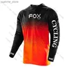 Koszulki rowerowe Topy Xamo Road Motocross Shirt Men oddychający rower górski z długim rękawem Profesjonalne koszulki rowerowe szybkie suszanie Y240410