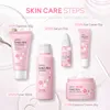 Sakura Skin Care Ensemble Face Cream Eye Crème Clean pour visage acné Remover Blackhead Retail