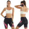 X-Tiger Cycling Bib Shorts Women Tights Bicycle Pants Snabbtorkning av andningsbara cykelbågar med gel vadderad