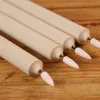 Pack of 4 or 6 Pieces Remote Control Battery Operated Decorative Wedding Candles,25.5 cm/10 inch Long Votive Taper Candle Light