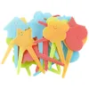 Plante imperméable en plastique épais tags innovants house fleur star coeur nuage appliquer les korker de jardin en forme de pépinière en forme de pépinière