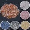 Perge de pierre naturelle puce de cristal 3-5 mm 20 50 80g Quarts de rose Gravel Énergie irrégulière pierre de gemme pour poisson à poisson décoration de bonsaï