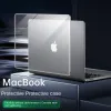 Cas Transparent Crystal Case pour MacBook Pro Retina Air 11 12 13 14 15 16 pouces pour Mac Air 13,6 M2 M1 Chip Pro 13.3 Couvercle d'ordinateur portable Nouveau