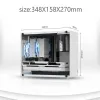 أبراج MINI CASE MATX / ITX CASE المحمولة الكمبيوتر المحمول المتوافقة 240 رادياتير المبرد C2 مصدر الطاقة الكبيرة