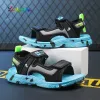 Zapatillas de deporte 2022 nuevas sandalias de primavera para niños verano informes de fondo suave calzado transpirable zapatos de goma sandalias para niños