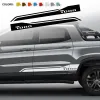 Pickup dörr sida klistermärken för fiat toro ultra vulkan frihet grafik lastbil vinyldekor täcker bil dekal auto tuning tillbehör