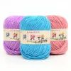 Stickade färger barn mycket tröja baby mjuk super 50g kashmir diy babycare scarf leksak garn grossist virkning stickning ull