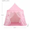 Tentes Tentes 1,3 mètre pour enfants Intérieur Play House Enfants jouent tente tipi enfant portable Petites toys bébé filles château de camping