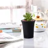 10pcsblack pots de fleurs rondes hautes taies profondes Les pots profonds sont parfaits pour les plantes intérieures et extérieures, les graines, les légumes