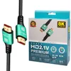 HDMI 2.1 Cable High Speed 19+1 Pure Copper 8K 4K 2K HDTV 2.1V 60Hz Supports 4320P 1080p 3D Ethernet Gold Plated V2.1 Connectors PC Line For TV Game Box Monitor projector