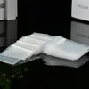 50st 100 st små återförslutningsbara zip -lås påsar självförsegling klar plast poly väska för smycken pärlor örhänge förpackning display lagring