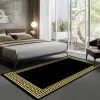 Bubble Kiss Nordic Style Carpet for Living Room Black Yellow Geometric Pattern Rug for Bedroom Hallway Runner Carpet Bedside Mat