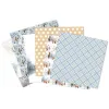 24 Blätter Animal Bastelpapier Pads Schneiden stirschen Kunsthintergrund Origami Scrapbooking -Kartenherstellung