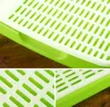 Plastic kinderdagverblijfpotten Zaad Sprouter Tray PP Bodemvrije tarwe-tarwe groeier Seedling Tray Sprout Plate Groer Tray System