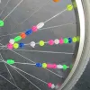 36 pezzi di plastica in plastica pellicola multicolore perle ranti per bambini decori per biciclette jy06 21 dropshipping