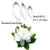 Neue Gardenia Blattblütenaderer Silikonform Fondant Zuckerfahrzeug Gumpaste Harz Ton Papier Kuchen Dekoration Werkzeuge CS394