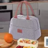 Bolsas de almacenamiento bolso de almuerzo aislado portátil portátil bento paquete reutilizable caja impermeable supermercado