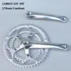 170 110 BCD Road Folding Bike Crankset 53T-39T Цепной колесный сплав алюминиевый сплав 9/10 Скорость 110BCD Квадратные отверстия гонки на велосипедных руках