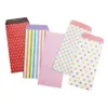 10pcs/lot fofo envelope de papel dotstripe kawaii envolvendo envelopes de artesanato para convites de casamento no ano novo