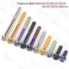 TGOU Titanium Bolt M6X10 / 15/20/25/30/35/40/45/50/55/60 mm Bide de tête de la touche Allen pour Retrofit Motorcycle