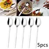 Set di stoviglie 5 pezzi da 19 cm in acciaio inossidabile Spenk Safe Insalata non tossico Insalata Noodle Spoon CORROSIONE RESISTANTE RESISTENTE SCARCHI CHE SCARICA