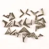 50pcs Karışık Fotoğraf Köşe Koruyucular Albümler Menüler Metal Köşeler Kitaplar İçin Metal Köşeler Scrapbooking Dekor El Sanatları CP2327