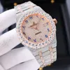 AP Royal Oaks w pełni pomijane AAAAA 5A WATCHY WYKRESY 41 mm mężczyzn Automatyczne mechaniczne 324 Ruch z pudełkiem Diamond Case Sapphire Glass 02