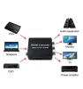Converter HDMI to AV RCA Audio SPDIF Optical Toslink COAXIAL 1080p Converter For DVD PS3 With USB cable