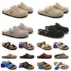 Clogs Slipper Designerschuhe Frauen Männer Plattform Schiebende Maultier flach Mode Birkinstock Wildleder Sommer -Lieblingszimmer Haus Pelz Sandalen Lieblingsschieber