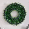 Flores decorativas Corona de navidad artificial Pino Simulaciones de guirnaldas de guirnaldas para decoraciones Decore
